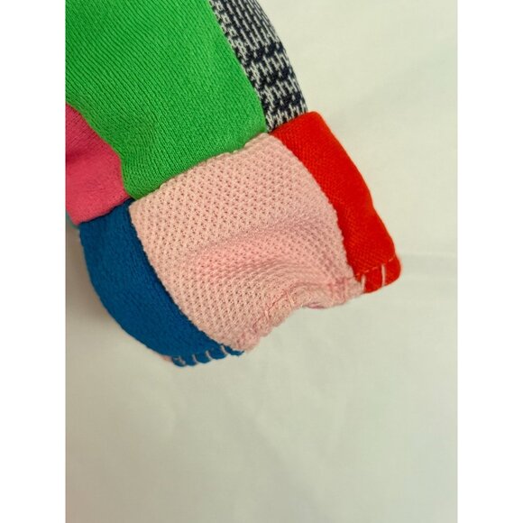 Vintage Handmade Patchwork Quilt Dress Polyester Knits Girls Toddler 2/3T - Picture 7 of 12